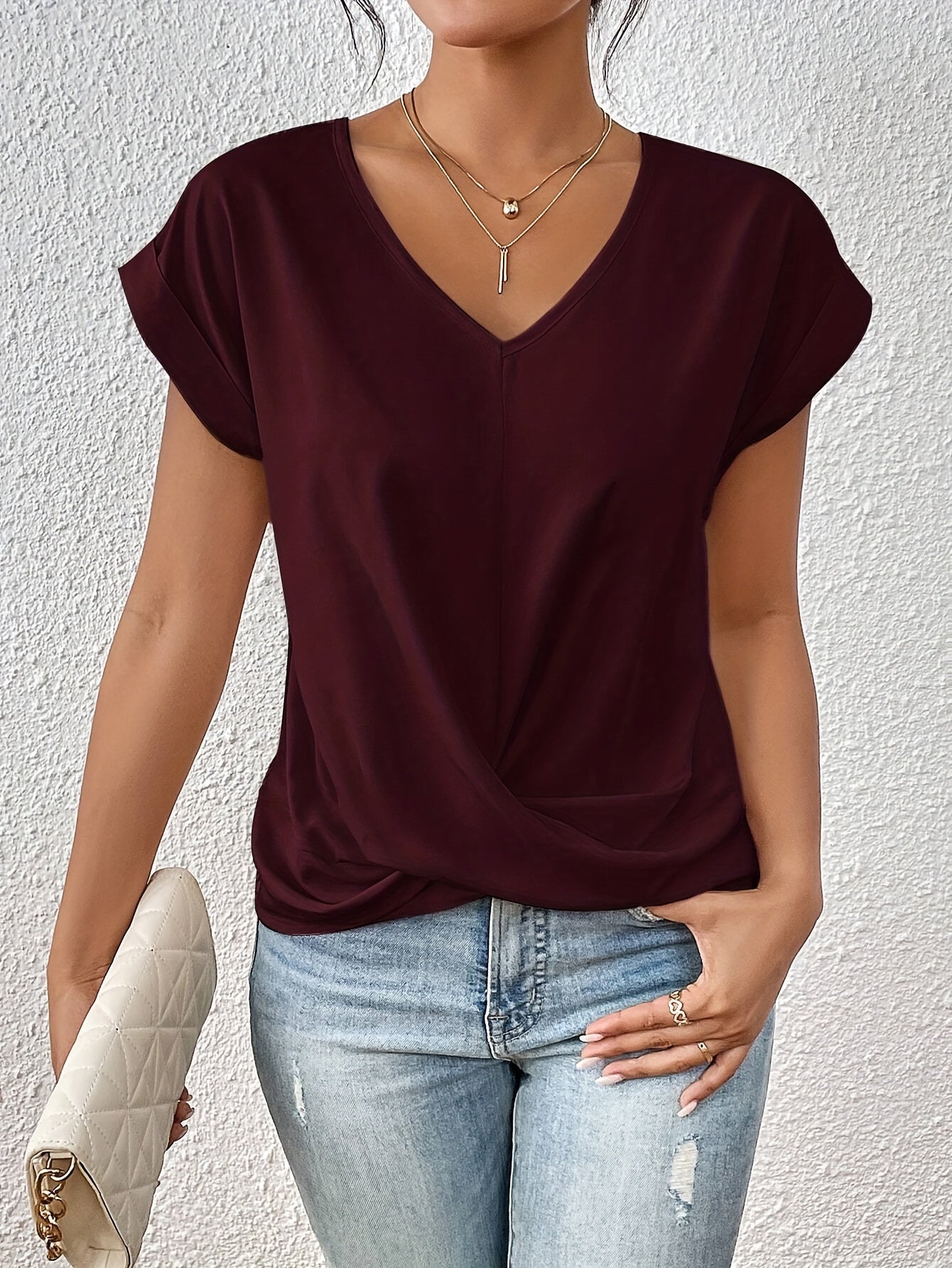 Zoe - Flattering Sweetheart Tee