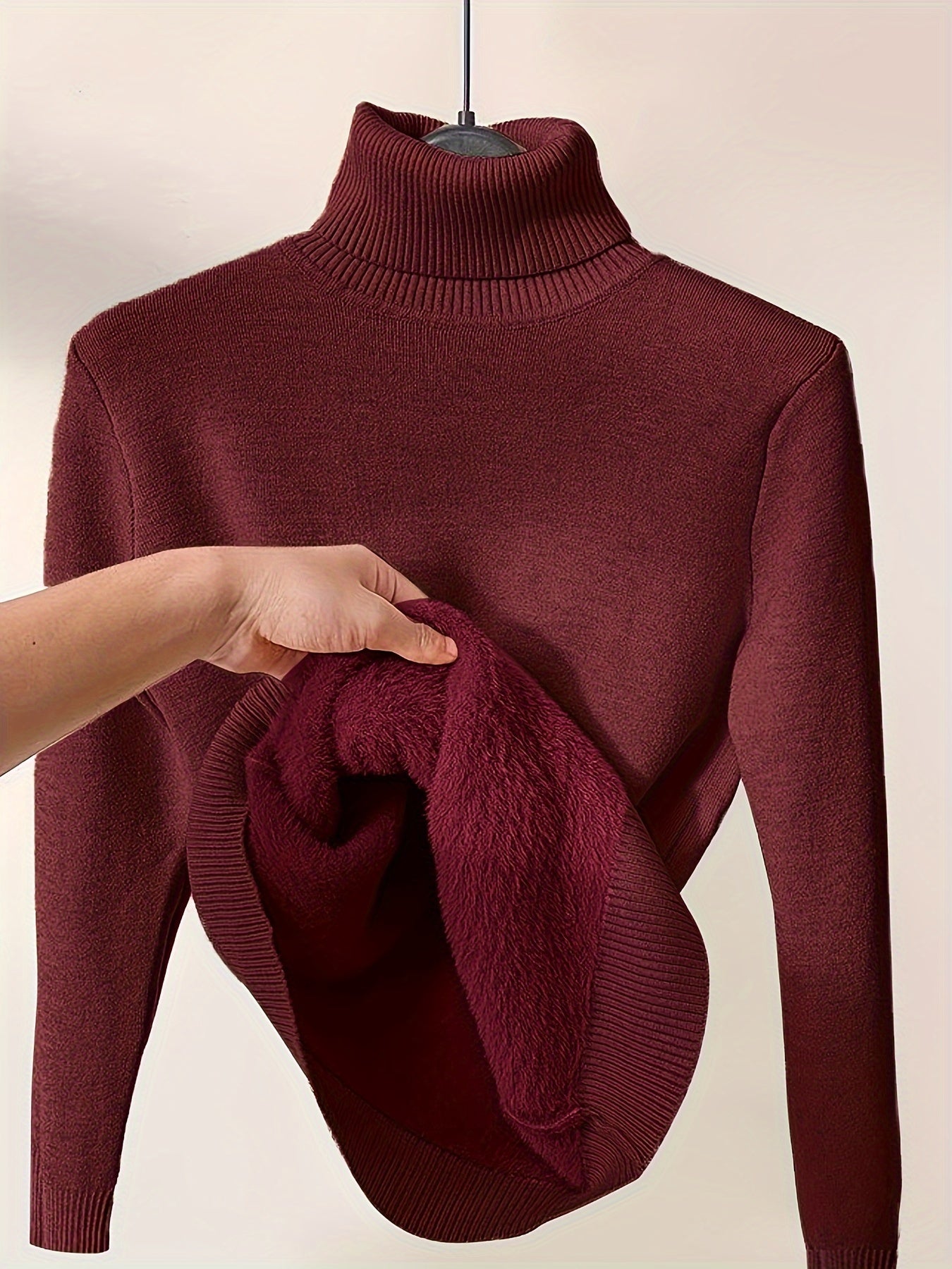 Marjorie - Cozy Turtle Neck Pullover