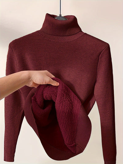 Marjorie - Cozy Turtle Neck Pullover