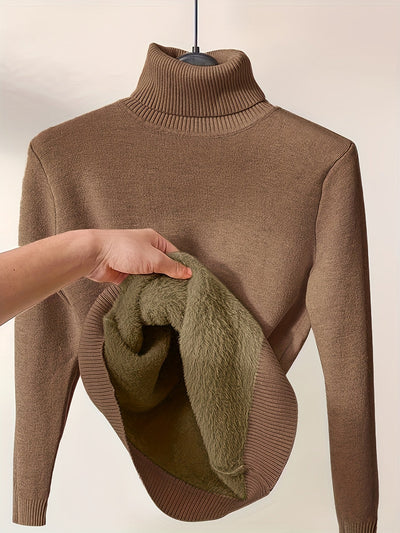 Marjorie - Cozy Turtle Neck Pullover