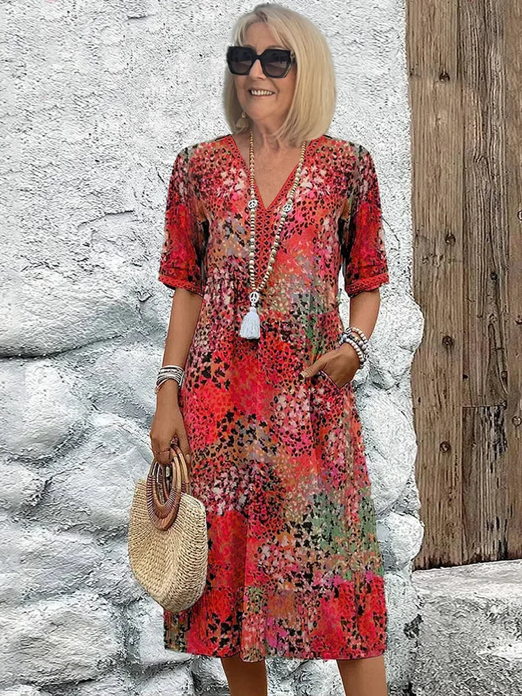 Isoldi - Effortless Elegance Midi Dress