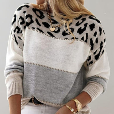 Charlene - Bold Leopard Print Sweater