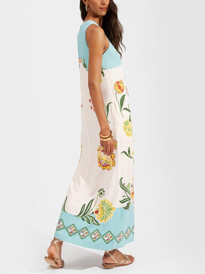 Sunshine - Floral Print Midi Dress