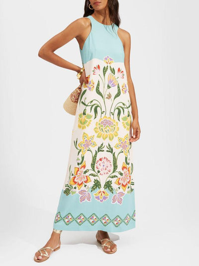 Sunshine - Floral Print Midi Dress
