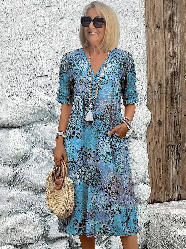 Isoldi - Effortless Elegance Midi Dress