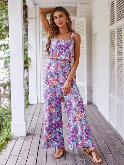 Nympha - Elegant Floral Jumpsuit
