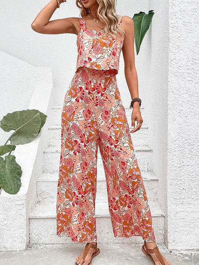 Nympha - Elegant Floral Jumpsuit