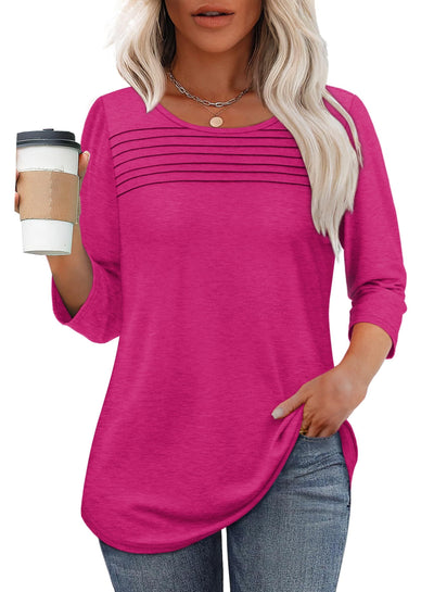 Mona - Chic V-Neck Top