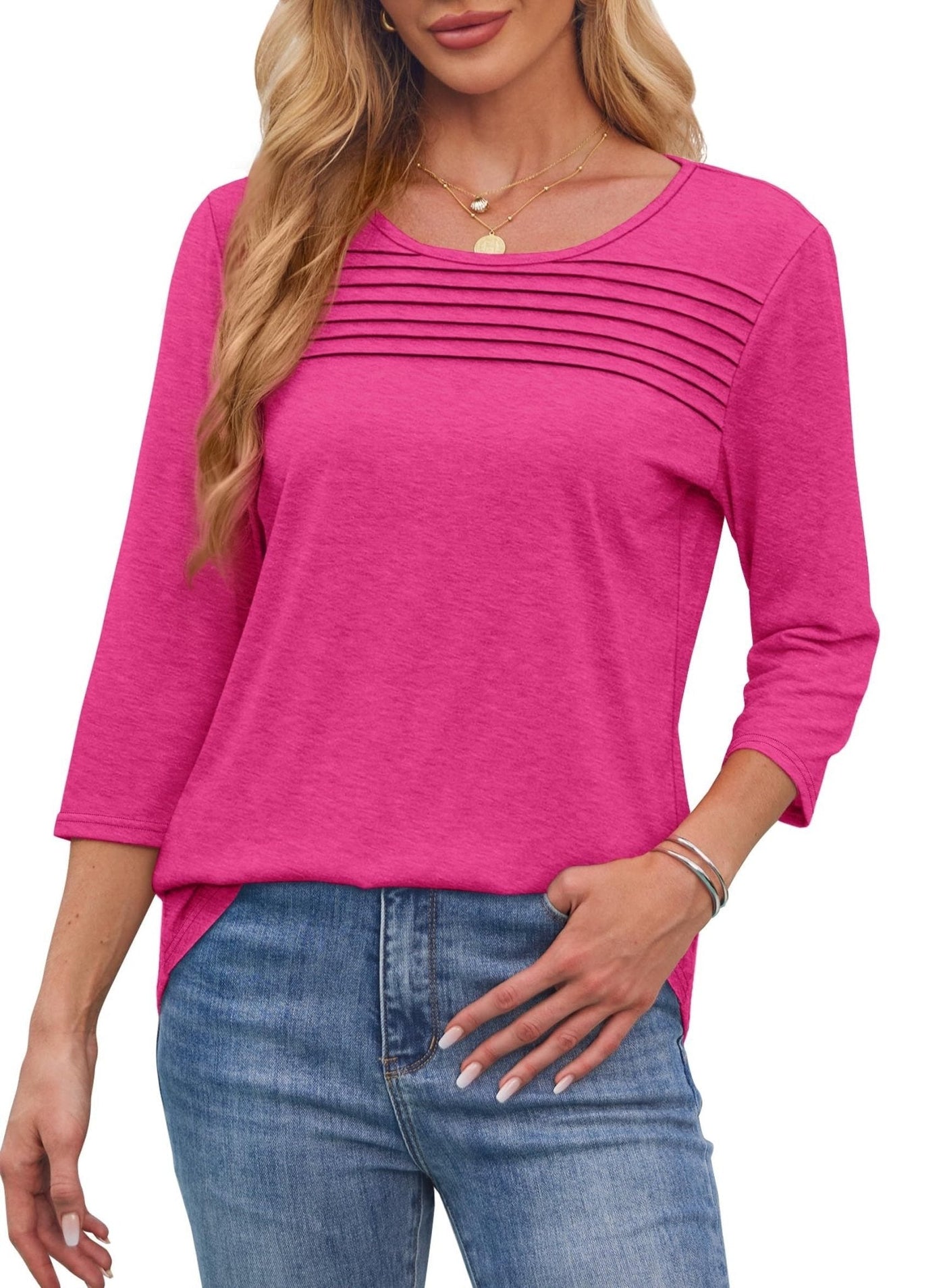 Mona - Chic V-Neck Top