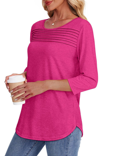 Mona - Chic V-Neck Top