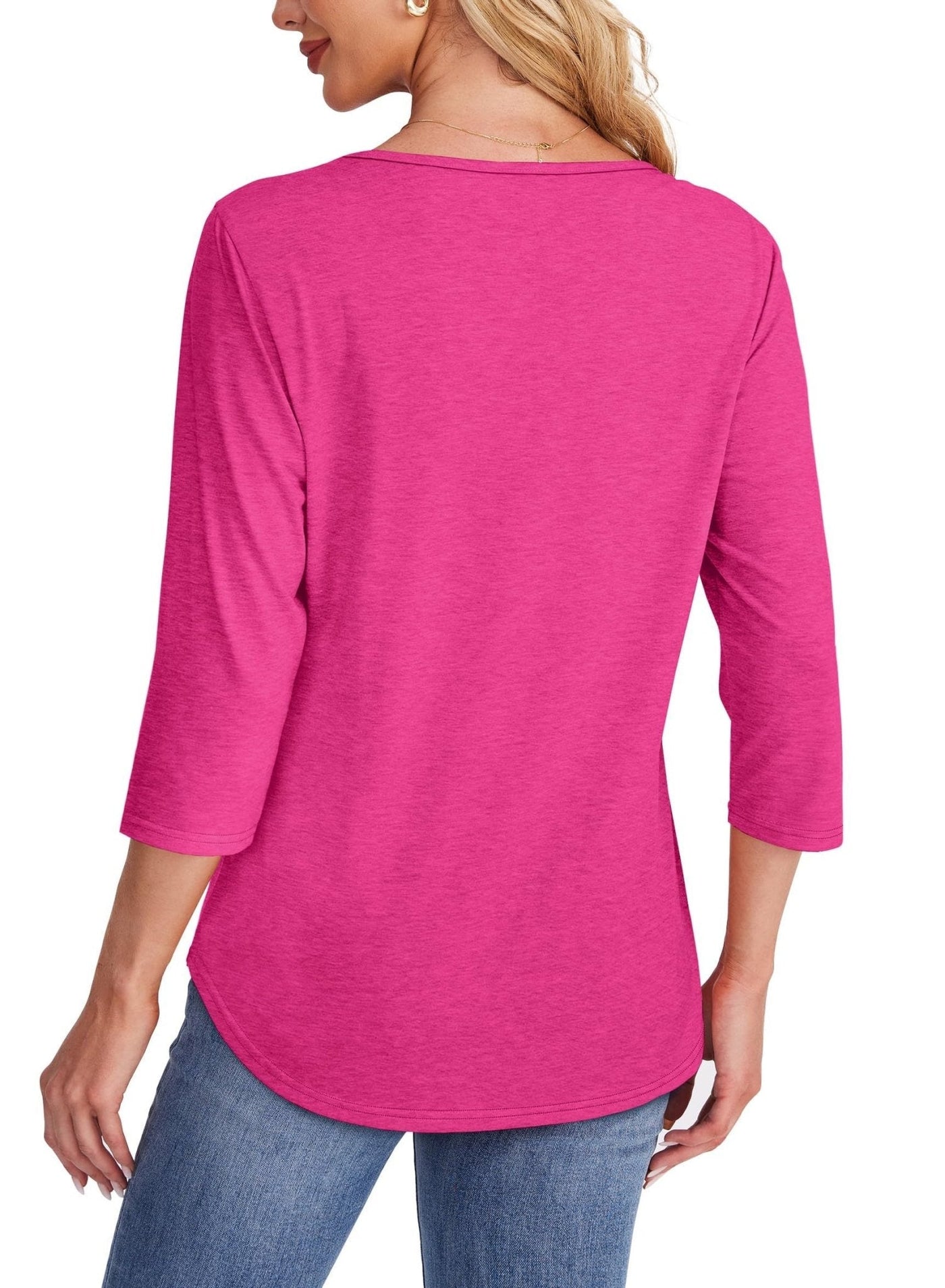 Mona - Chic V-Neck Top