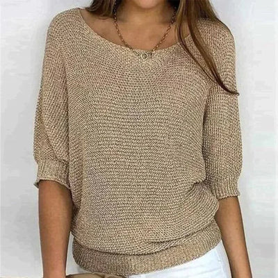 Korus - Elegant Cosy Knit Top