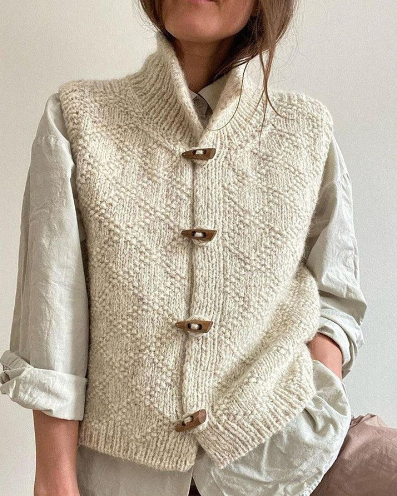Aisling - Chic Layered Knit Vest