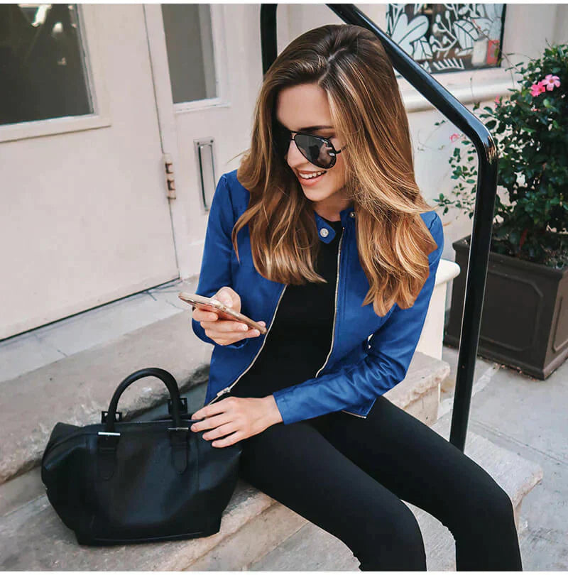 Abigail - Luxurious Italian Leather Jacket