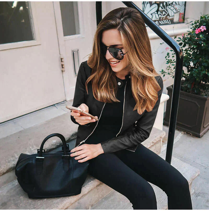 Abigail - Luxurious Italian Leather Jacket