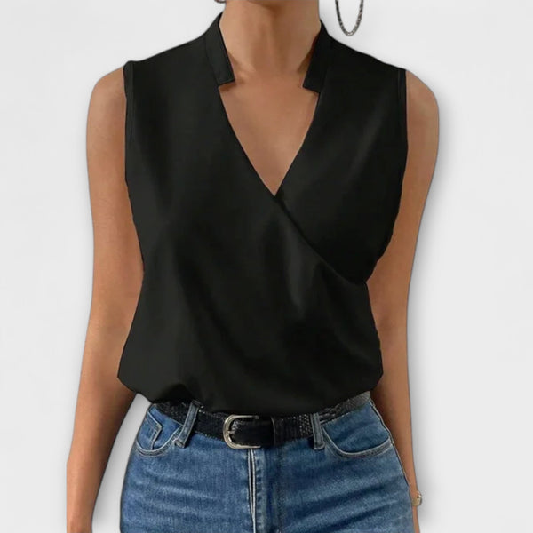 Loretta - Chic V-Neck Top