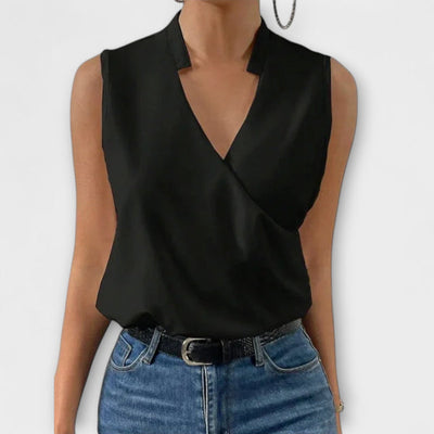 Loretta - Chic V-Neck Top
