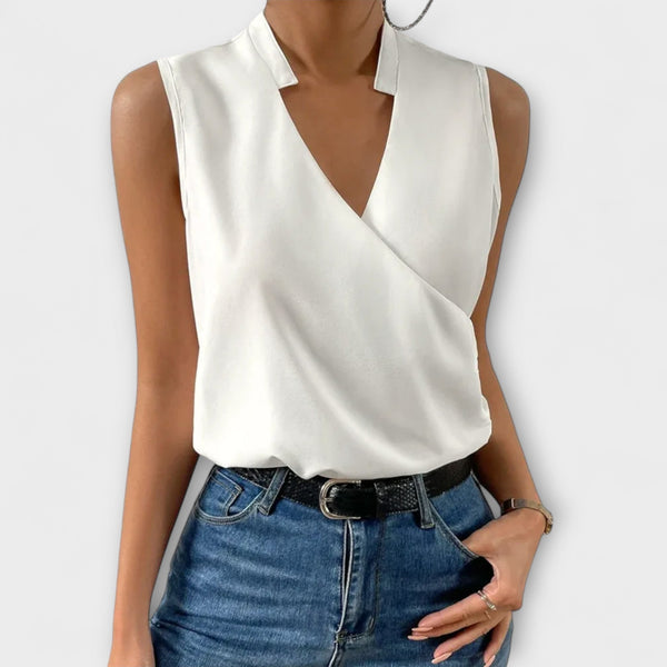 Loretta - Chic V-Neck Top