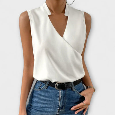 Loretta - Chic V-Neck Top