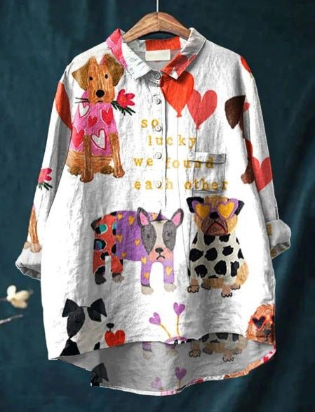 Clarano - Whimsical Print Blouse