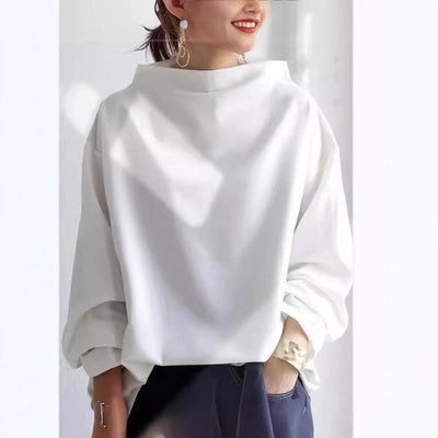 Auraleina - Elegant High Neck Top