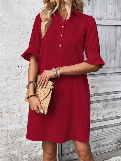 Cameron - Chic Ruffle Dress