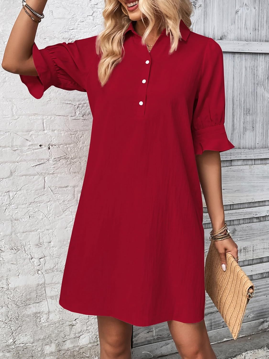 Cameron - Chic Ruffle Dress