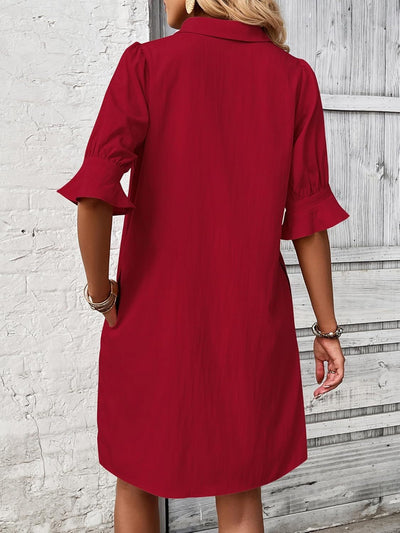 Cameron - Chic Ruffle Dress