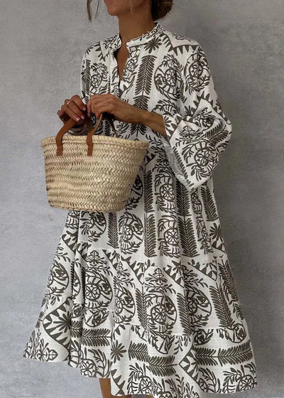 Amaya - Breezy Tribal Mini Dress