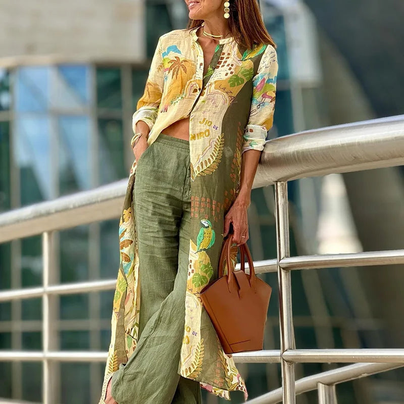 Jessica - Effortless Linen Co-ord Set