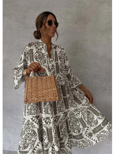 Amaya - Breezy Tribal Mini Dress