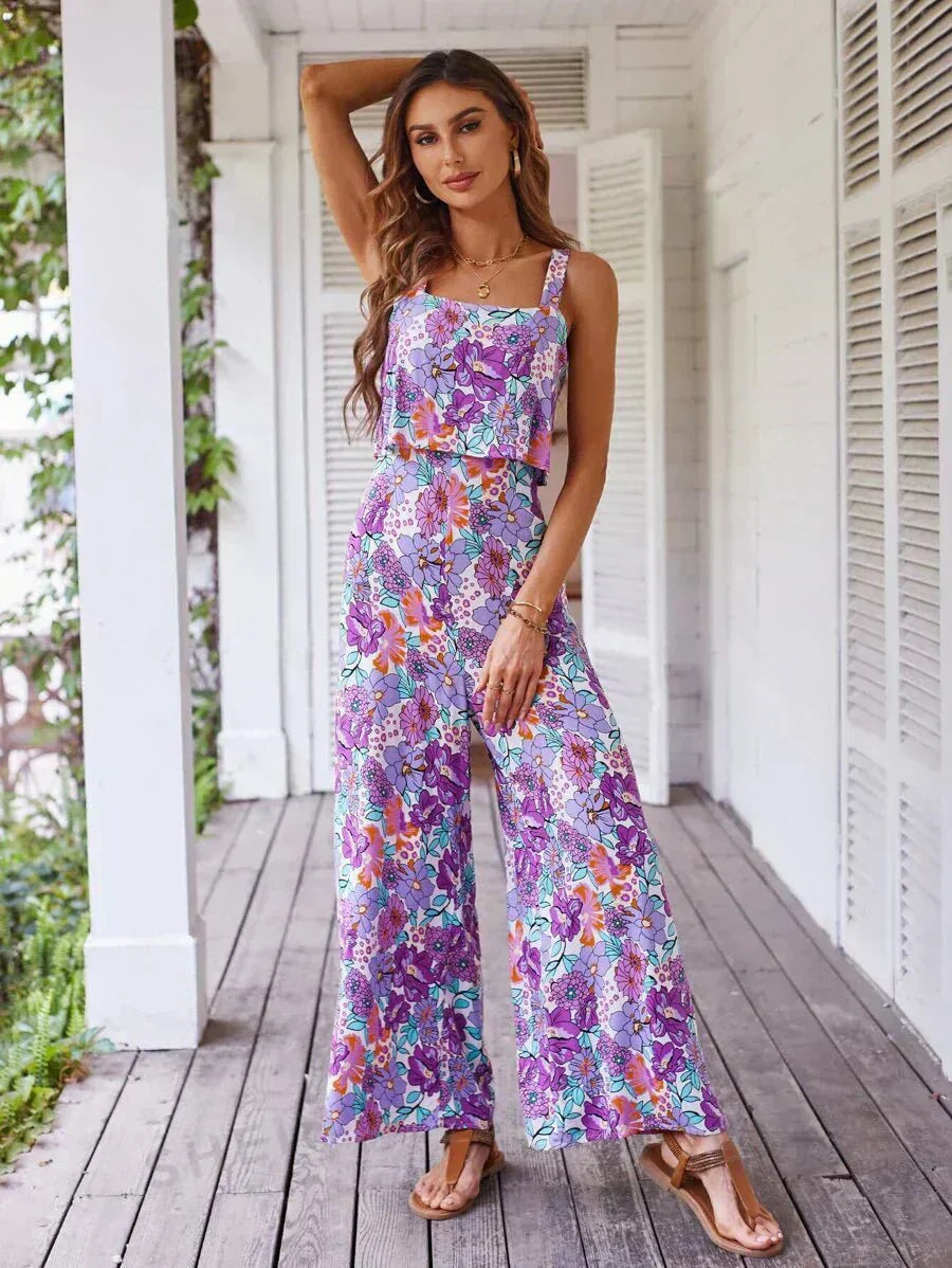 Nympha - Elegant Floral Jumpsuit