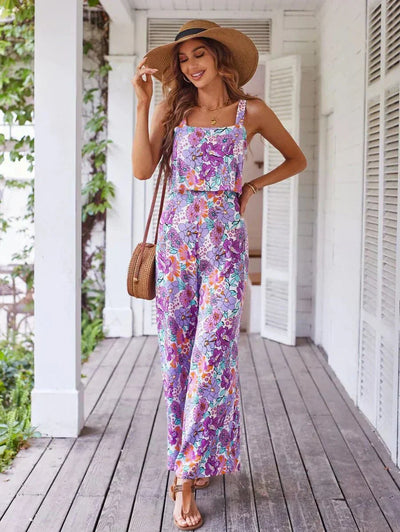 Nympha - Elegant Floral Jumpsuit