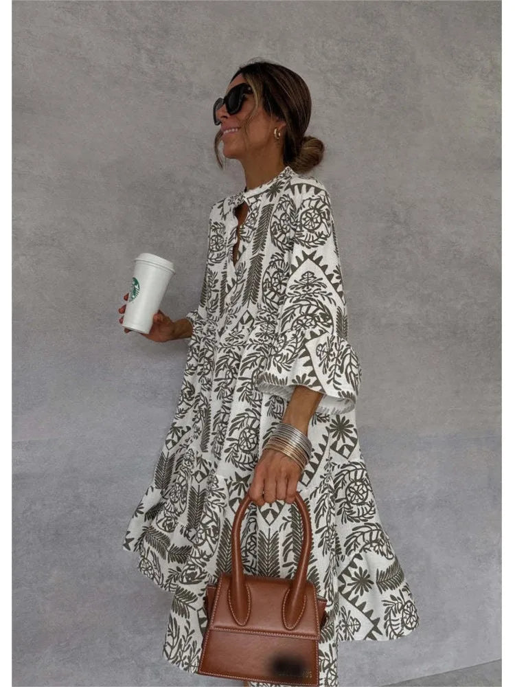Amaya - Breezy Tribal Mini Dress