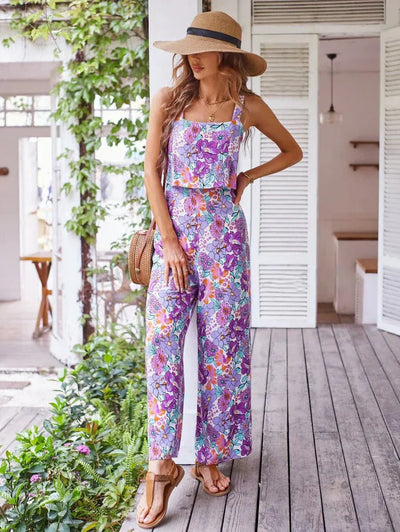 Nympha - Elegant Floral Jumpsuit