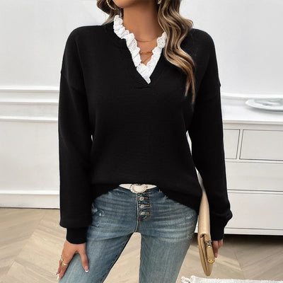 Zary - Timeless Lace Sweater
