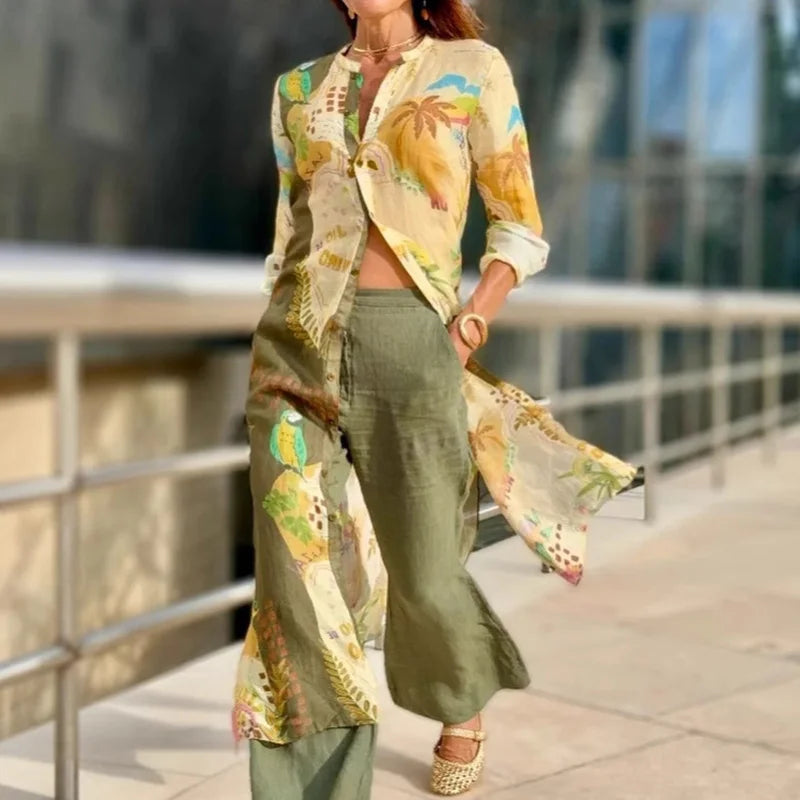 Jessica - Effortless Linen Co-ord Set