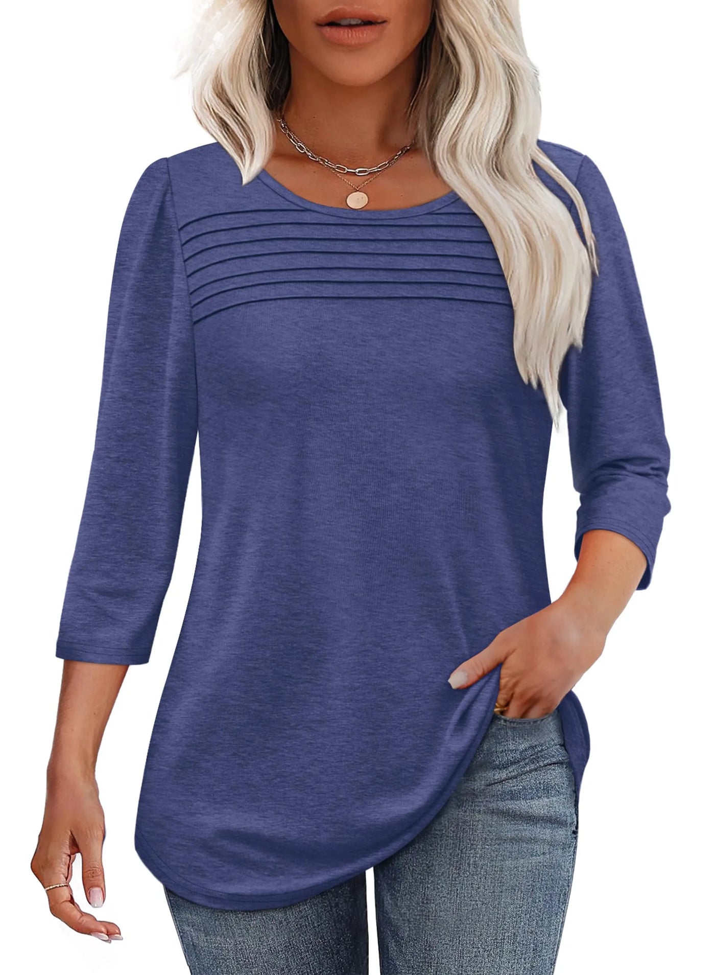 Mona - Chic V-Neck Top