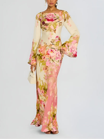 Flora - Romantic Floral Maxi Dress