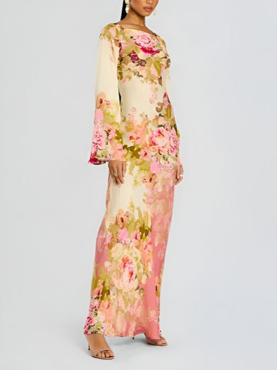 Flora - Romantic Floral Maxi Dress