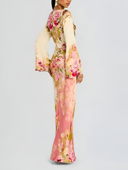 Flora - Romantic Floral Maxi Dress