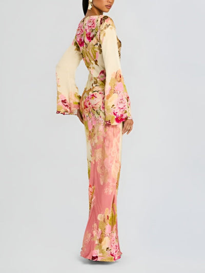 Flora - Romantic Floral Maxi Dress