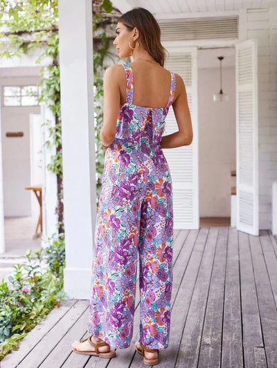 Nympha - Elegant Floral Jumpsuit