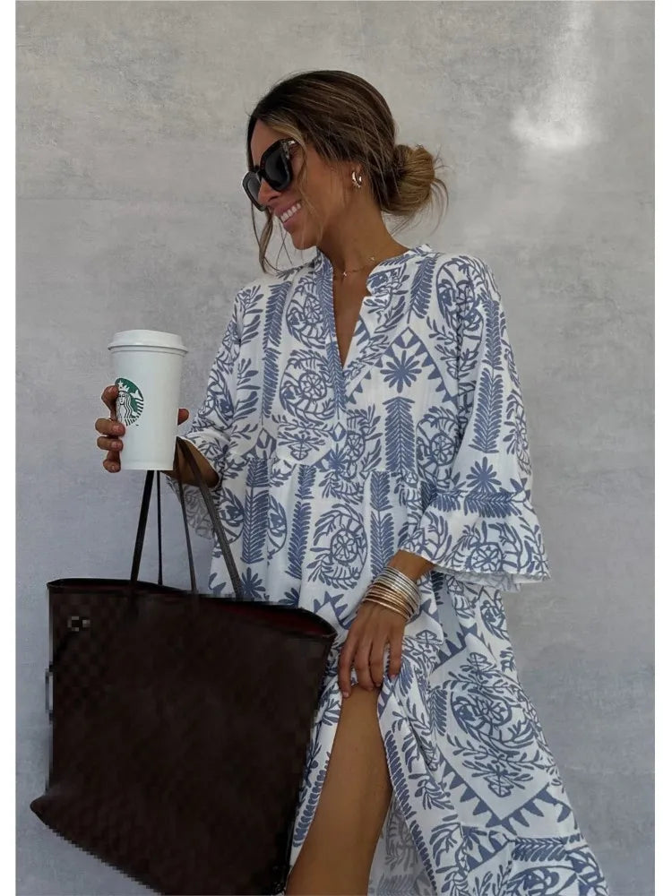 Amaya - Breezy Tribal Mini Dress