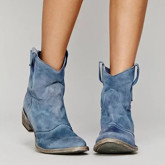 Camellia - Vintage-Inspired Cowboy Boots