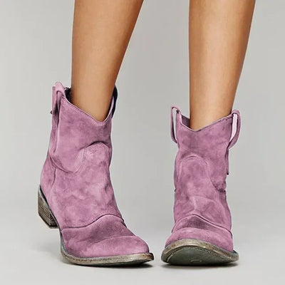 Camellia - Vintage-Inspired Cowboy Boots