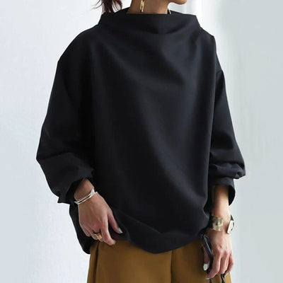 Auraleina - Elegant High Neck Top