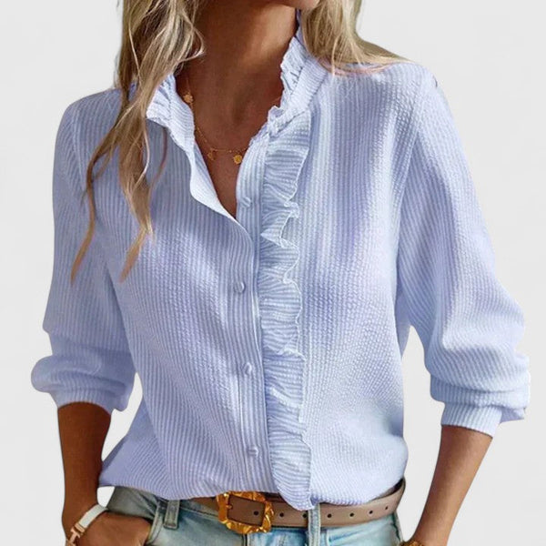 Yasmine - Chic Long Sleeve Blouse