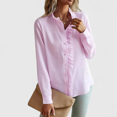 Yasmine - Chic Long Sleeve Blouse