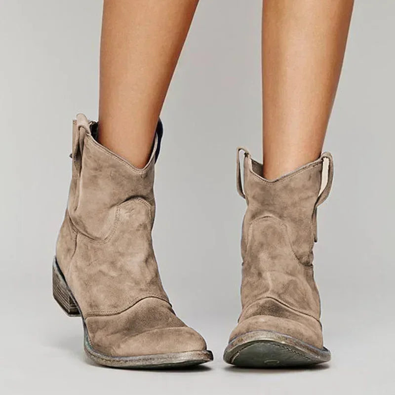 Camellia - Vintage-Inspired Cowboy Boots
